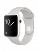Умные часы Apple Watch SE 44 мм Aluminium Case, серебристый/белый
