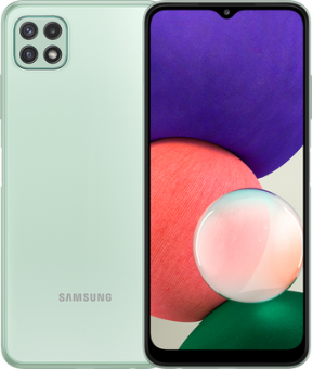 Смартфон Samsung Galaxy A22s 5G 4/128 ГБ RU, мятный