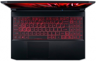 Ноутбук Acer Nitro 5 AN515-57-54AZ (Intel Core i5 11400H 2700MHz/15.6"/1920x1080/8GB/256GB SSD/DVD нет/NVIDIA GeForce RTX 3070/Wi-Fi/Bluetooth/Без ОС) Черный NH.QFGER.001