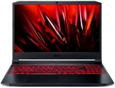 Ноутбук Acer Nitro 5 AN515-57-54AZ (Intel Core i5 11400H 2700MHz/15.6"/1920x1080/8GB/256GB SSD/DVD нет/NVIDIA GeForce RTX 3070/Wi-Fi/Bluetooth/Без ОС) Черный NH.QFGER.001