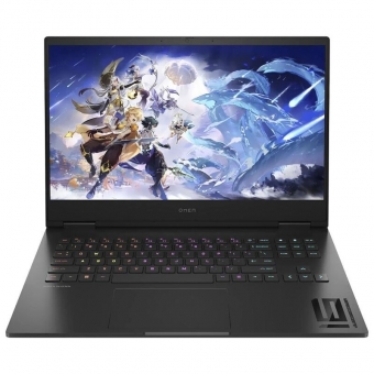 16,1" Игровой ноутбук HP Omen 16, Intel Core i7-14650HX, IPS 2.5K 240Гц, RTX 4070, RAM 16ГБ, SSD 1ТБ, 16-WF1141TX, Windows 11 Home, Русская раскладка, Черный