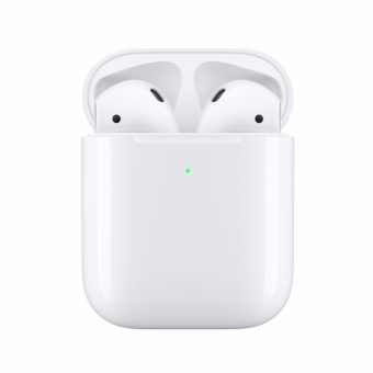 Беспроводные наушники Apple AirPods 2 с зарядным футляром MV7N2, белый