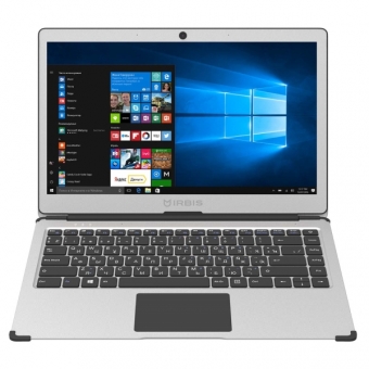 Ноутбук Irbis NB500 (Intel Celeron N3350 1100MHz/13.3"/1920x1080/3GB/32GB eMMC/DVD нет/Intel HD Graphics/Wi-Fi/Bluetooth/Windows 10 Pro), серебристый