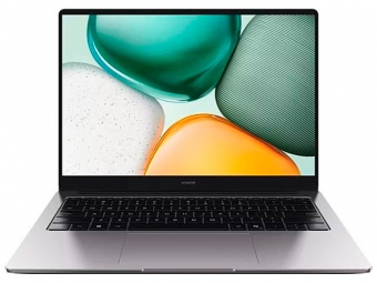 Ноутбук HONOR MagicBook X 14 2023 (Core i5-12450H/14"/1920x1200/16GB/512GB SSD/Intel UHD Graphics/Win 11 Home) 5301AFJX, Серый